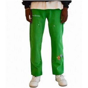 Mechali “power of expression“ streetwear green cargo pants, size M